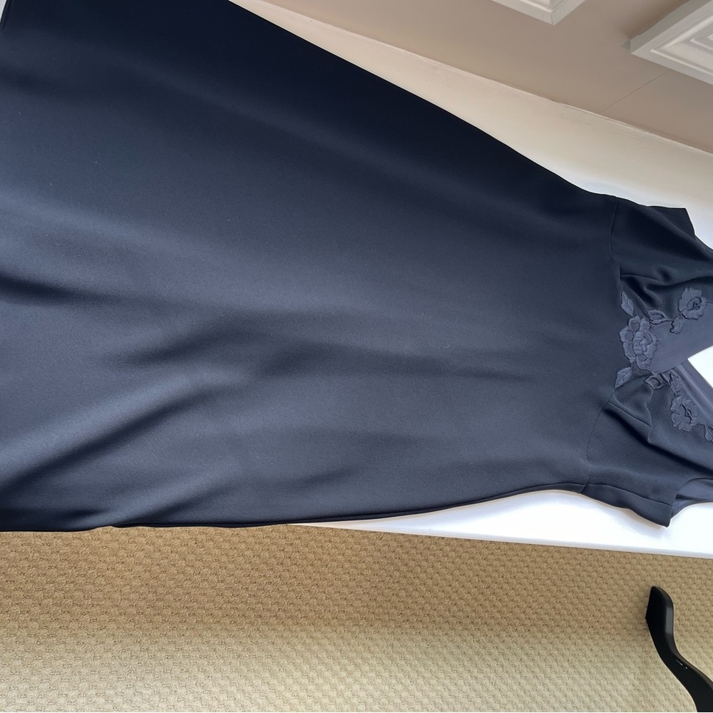 Ann Taylor, black cocktail dress, size 4.